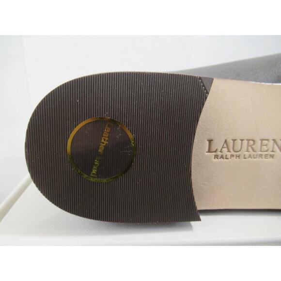 Women's LAUREN Ralph Lauren Wynnie Leather Penny Loafer Olive Green - Picture 10 of 11